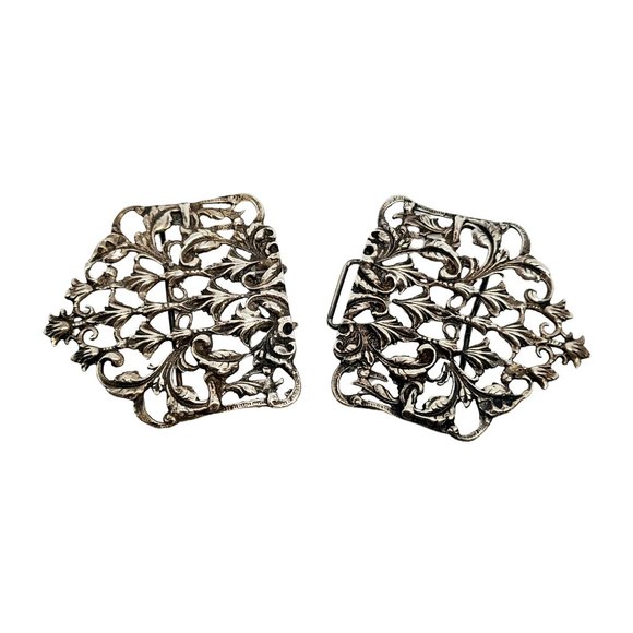 Antique Sterling Silver Nurses Buckle #10521 main image 6